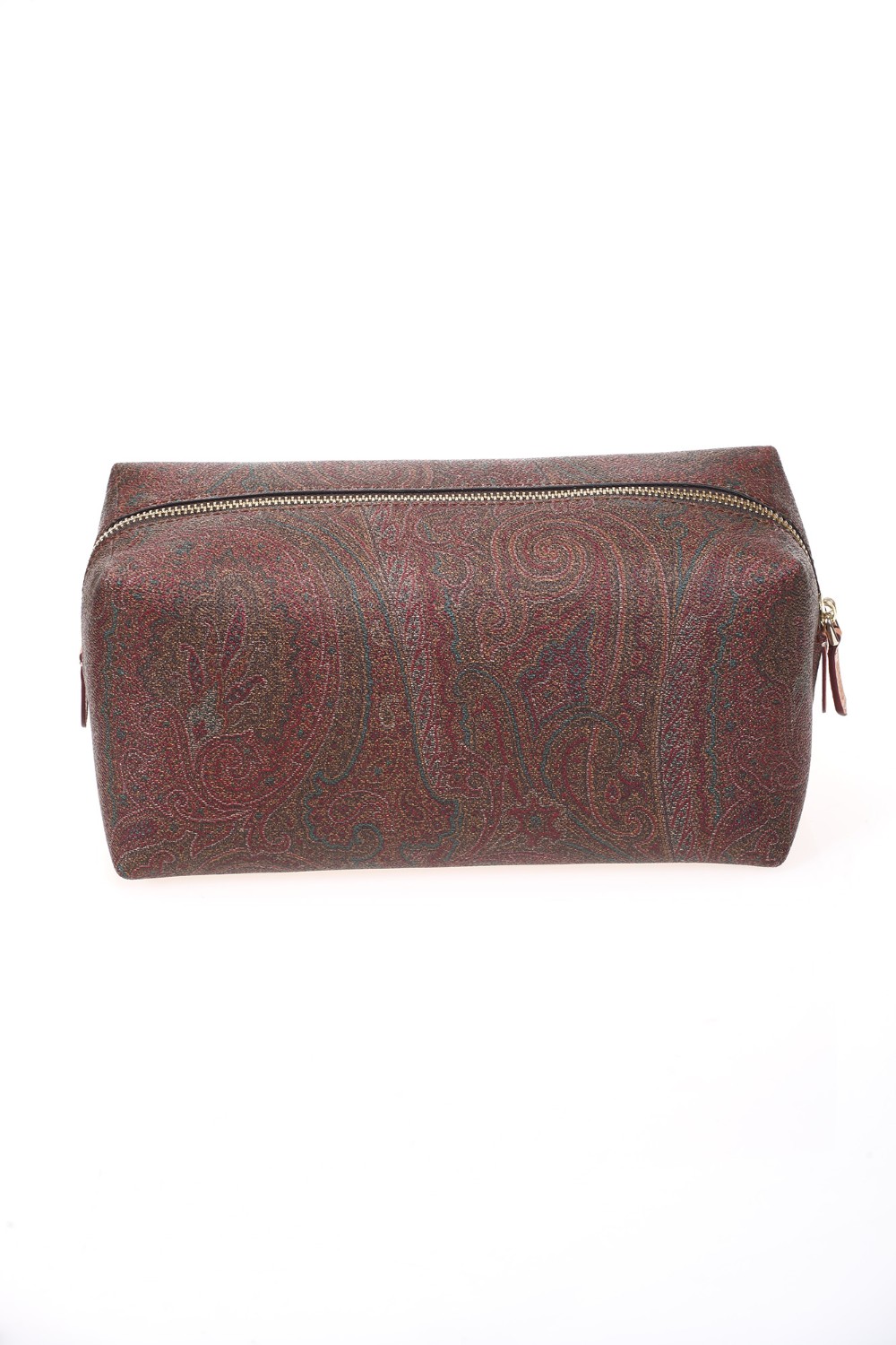 shop ETRO  Beauty: Etro beauty realizzato nell'inconfondibile tela Paisley jacquard e caratterizzato da dettagli in pelle.
Chiusura con cerniera.
Tasca interna con zip.
Accessori metallici con finitura color palladio.
Fodera in tessuto logato ETRO.
Dimensioni: 25 x 12.5 x 13 cm.
Esterno: Tessuto di cotone Paisley jacquard spalmato con grana opaca e doppiato in tela, (76% cotone 24% poliestere).
Dettagli: 100% pelle di vitello.
Fodera: 66% cotone, 34% poliestere.
Made in Italy.. 0H800 8007-0600 number 6371751